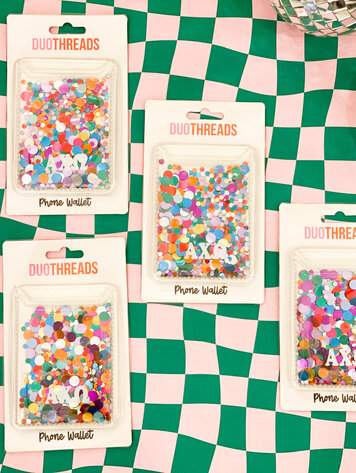 Duo Threads Confetti Phone Wallet - Alpha Chi Omega