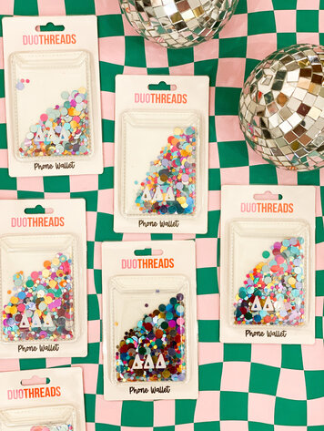 Duo Threads Confetti Phone Wallet - Delta Delta Delta