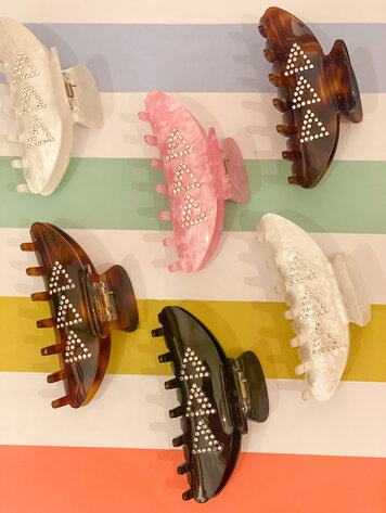 Duo Threads Claw Clip - Delta Delta Delta