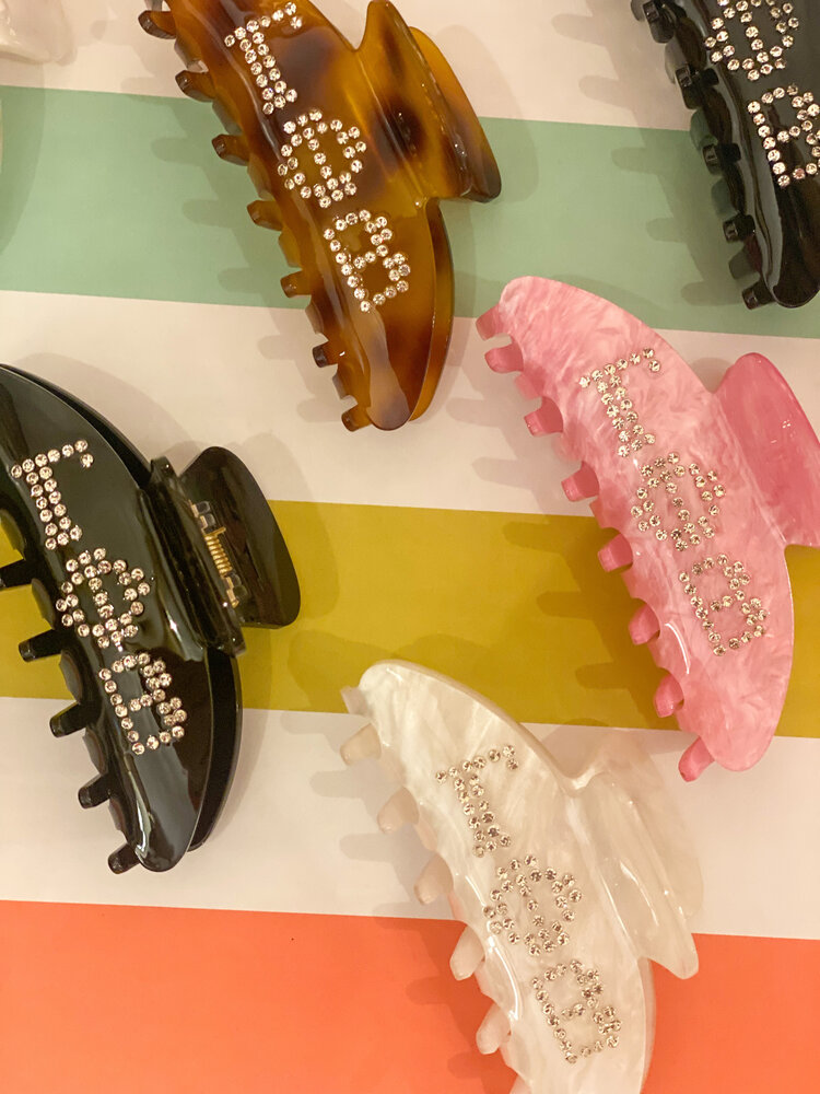 Duo Threads Claw Clip - Gamma Phi Beta