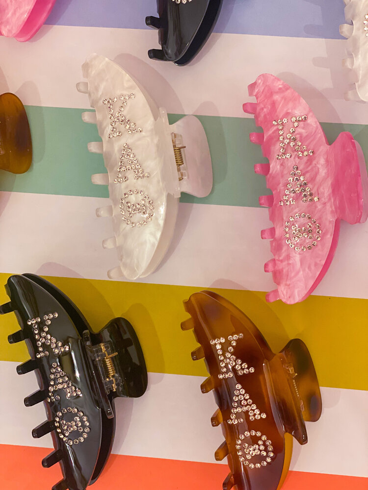 Duo Threads Claw Clip - Kappa Alpha Theta