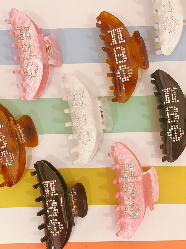 Duo Threads Claw Clip - Pi Beta Phi