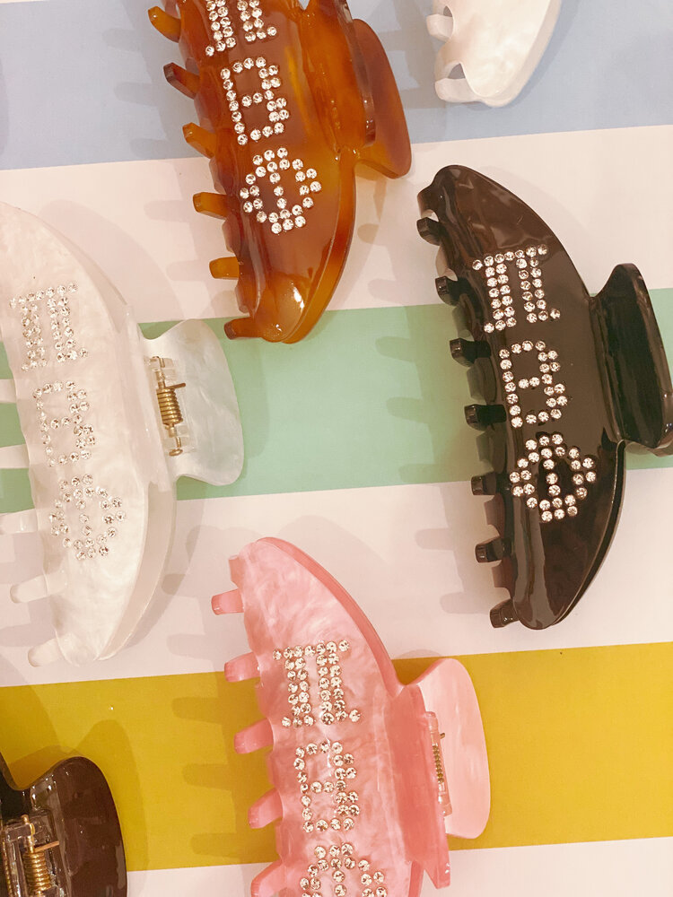 Duo Threads Claw Clip - Pi Beta Phi