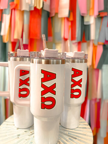 Duo Threads Stella Tumbler 40oz - Alpha Chi Omega