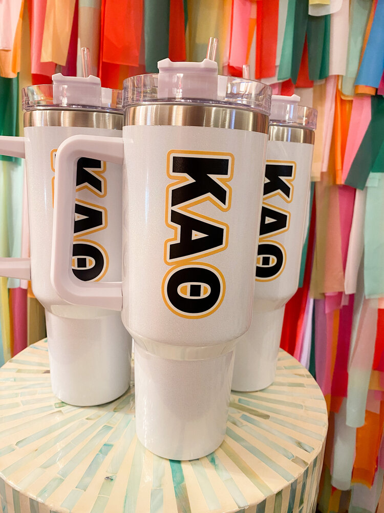 Duo Threads Stella Tumbler 40oz - Kappa Alpha Theta