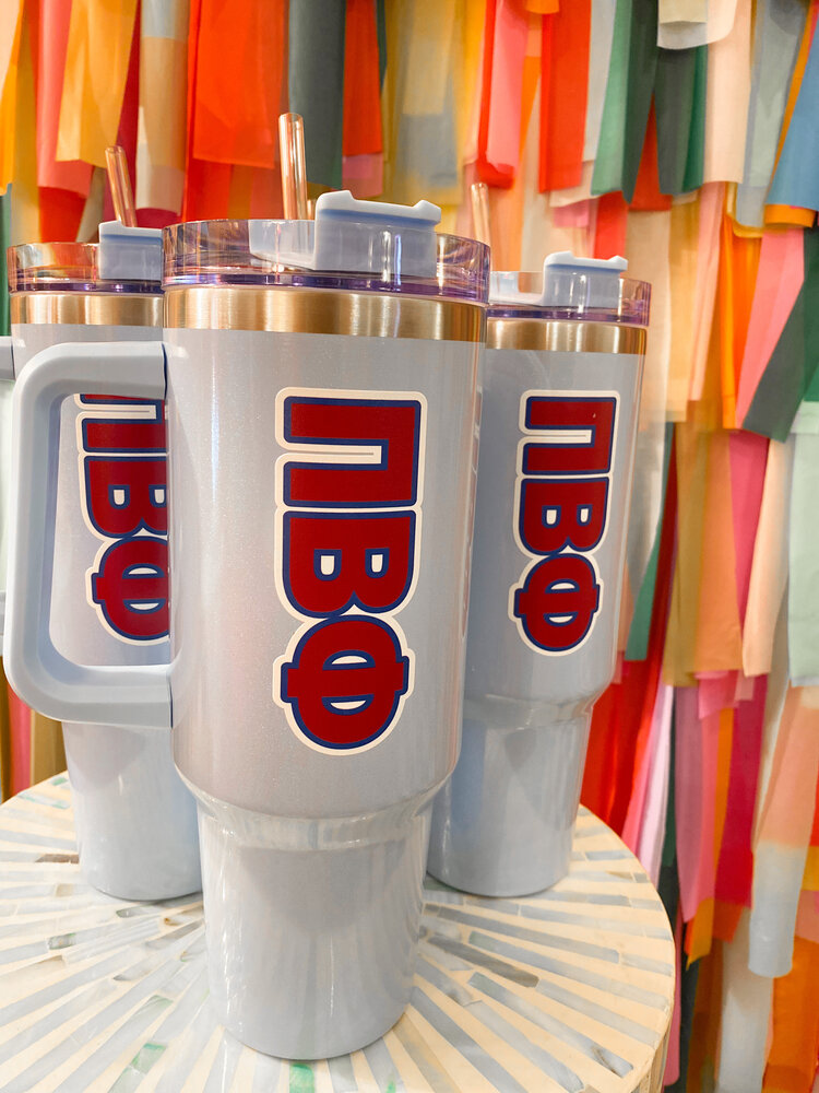 Duo Threads Stella Tumbler 40oz - Pi Beta Phi