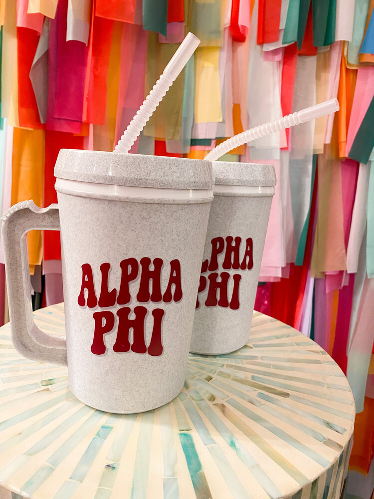 Duo Threads Cool To Be Mega Mug - Alpha Phi
