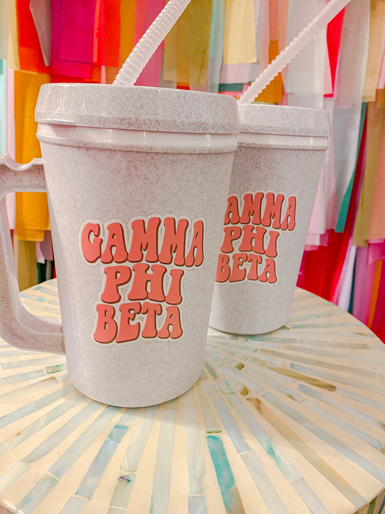 Duo Threads Cool To Be Mega Mug - Gamma Phi Beta