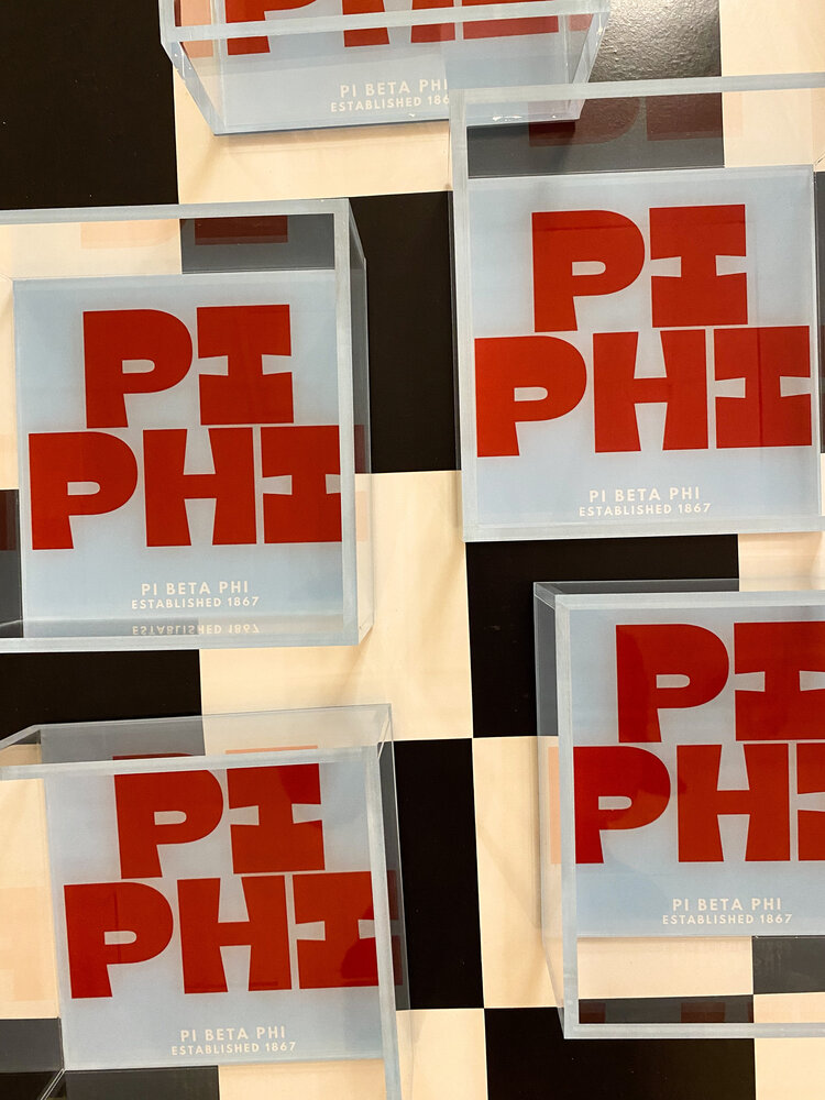 Tart By Taylor Savvy Sorority Trinket Tray - Pi Beta Phi