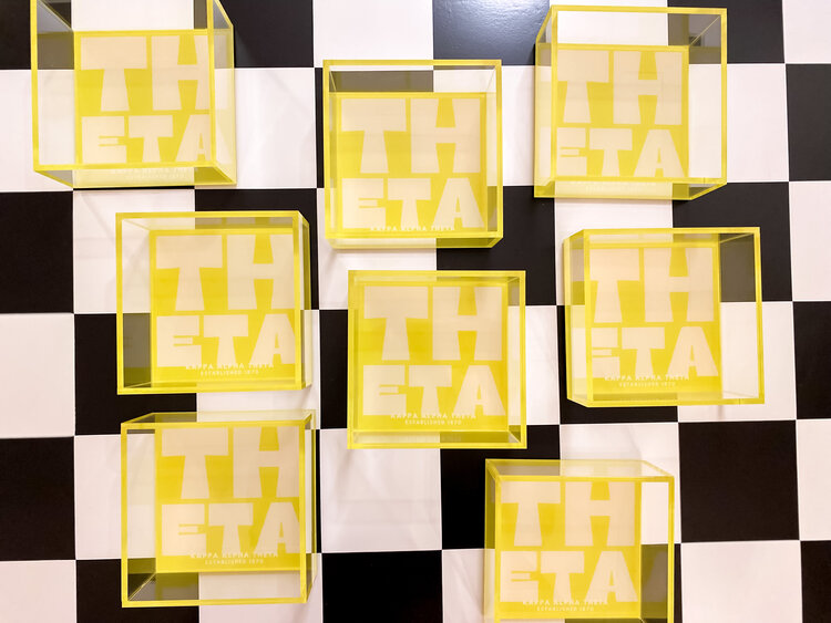 Tart By Taylor Savvy Sorority Trinket Tray - Kappa Alpha Theta