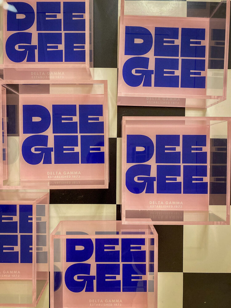 Tart By Taylor Savvy Sorority Trinket Tray - Delta Gamma