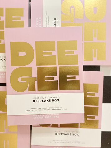 Tart By Taylor Savvy Sorority Keepsake Box - Delta Gamma