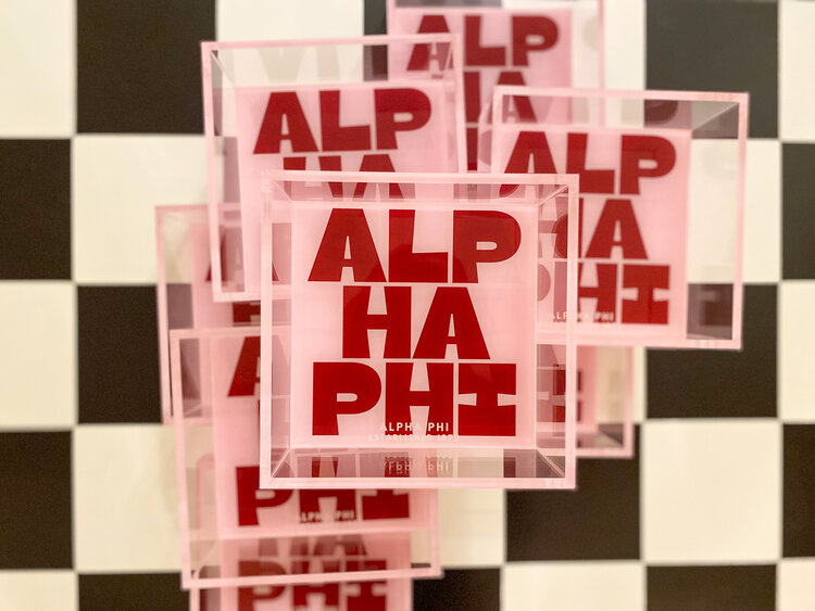 Duo Threads Savvy Sorority Trinket Tray - Alpha Phi