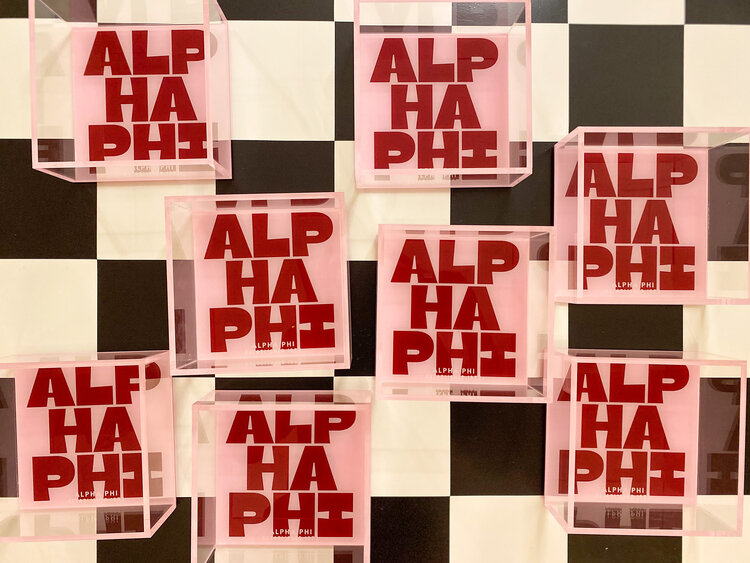 Duo Threads Savvy Sorority Trinket Tray - Alpha Phi