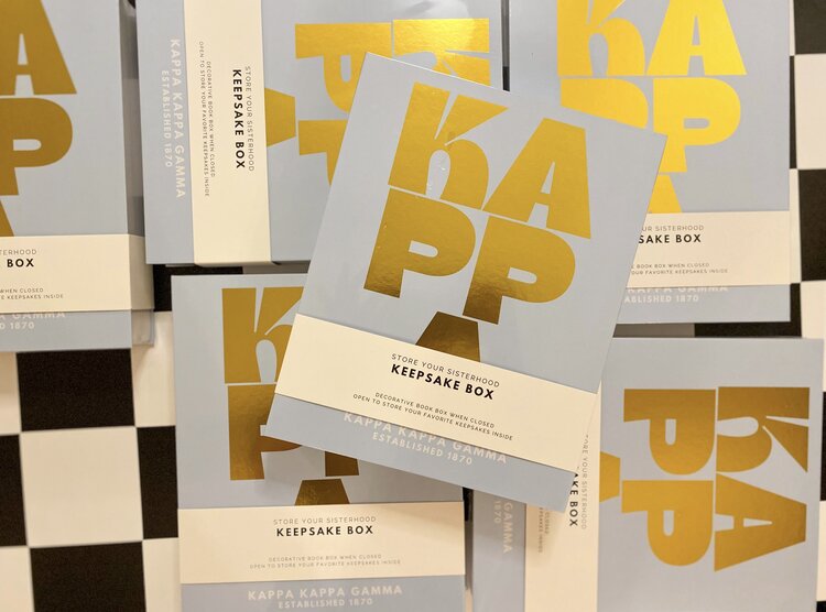 Tart By Taylor Savvy Sorority Keepsake Box - Kappa Kappa Gamma