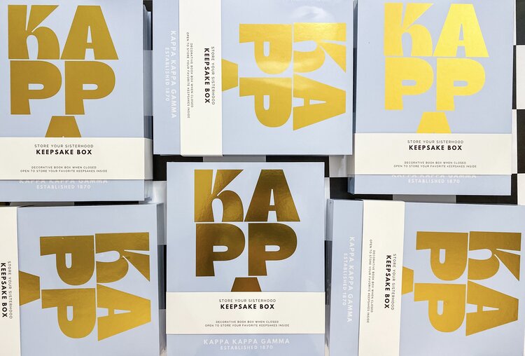 Tart By Taylor Savvy Sorority Keepsake Box - Kappa Kappa Gamma