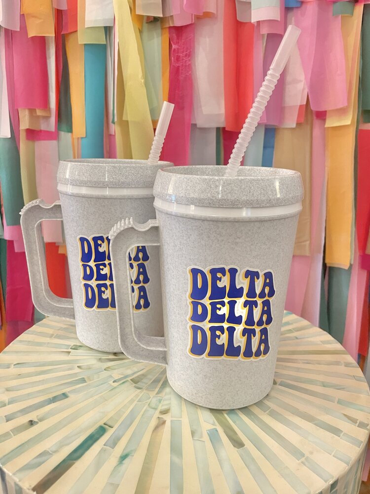 Duo Threads Cool To Be Mega Mug - Delta Delta Delta