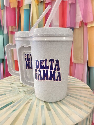 Duo Threads Cool To Be Mega Mug - Delta Gamma