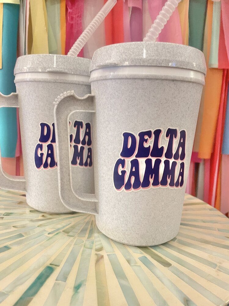 Duo Threads Cool To Be Mega Mug - Delta Gamma