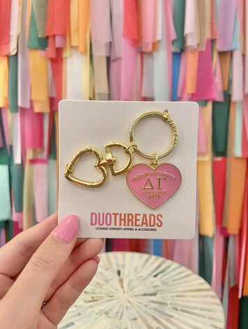 Duo Threads Please Return Keyring - Delta Gamma