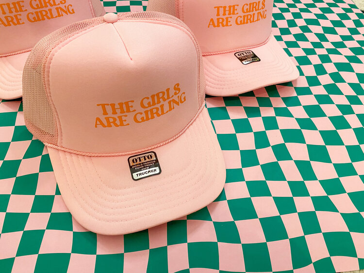 KenzKustomz Girls Are Girling Trucker Hat