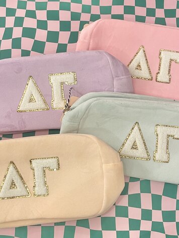 Duo Threads Sorority Cosmetic Bag - Delta Gamma