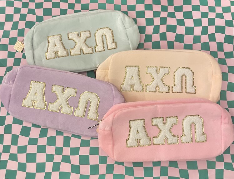 Duo Threads Sorority Cosmetic Bag - Alpha Chi Omega