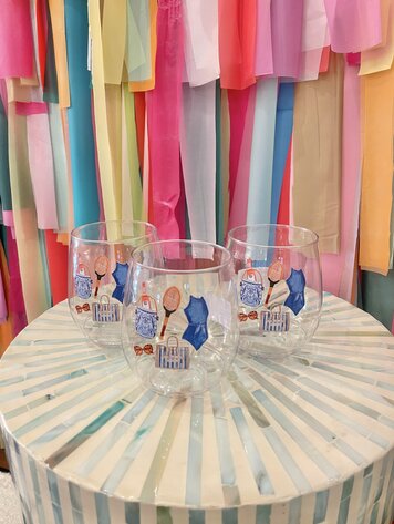 Sip Hip Hooray Hampton's Stemless Tossware