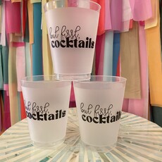 Sip Hip Hooray But First, Cocktails Cups - Pack of 6