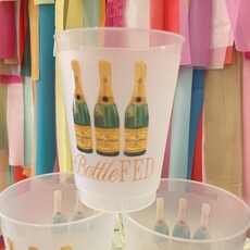 Sip Hip Hooray Bottle Fed Champagne Cups - Pack of 6