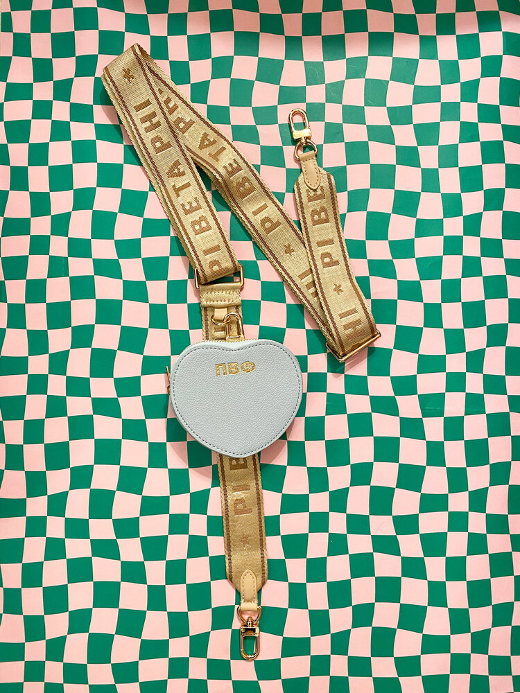 Duo Threads Sorority Purse Strap - Pi Beta Phi