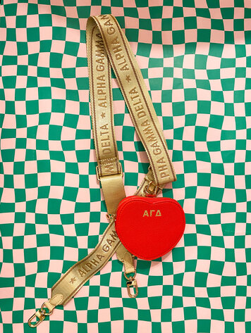Duo Threads Sorority Purse Strap - Alpha Gamma Delta