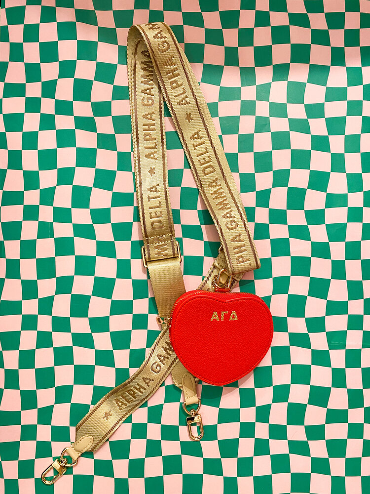 Duo Threads Sorority Purse Strap - Alpha Gamma Delta