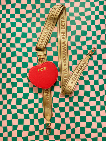 Duo Threads Sorority Purse Strap - Gamma Phi Beta