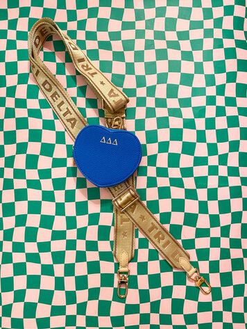 Duo Threads Sorority Purse Strap - Delta Delta Delta