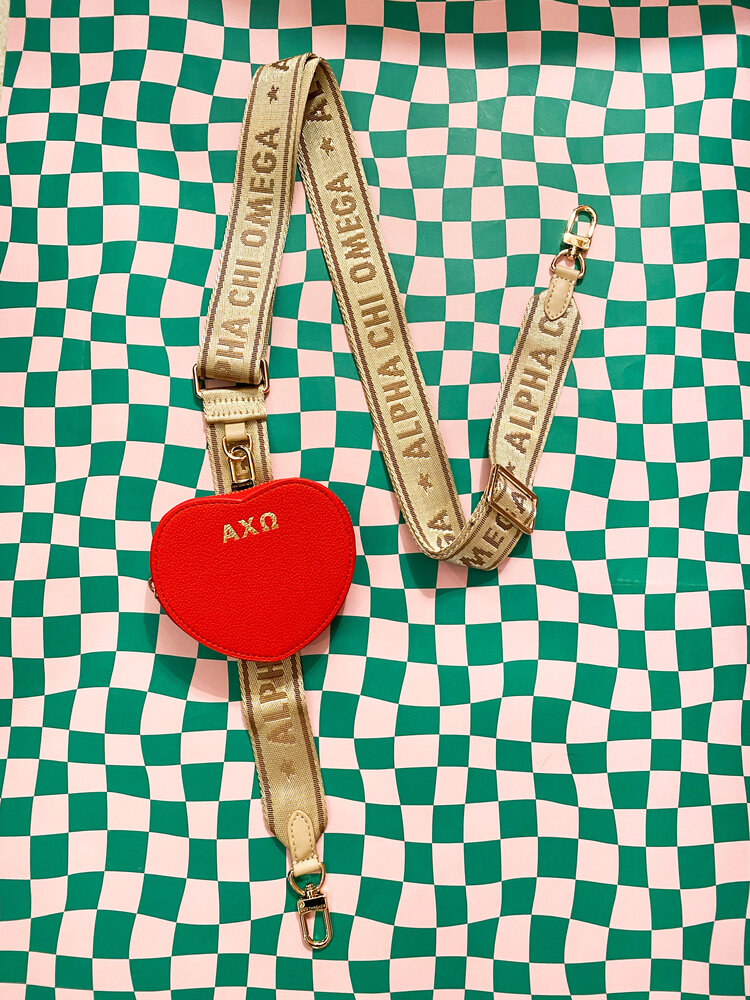 Duo Threads Sorority Purse Strap - Alpha Chi Omega