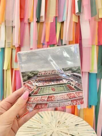 Foster OU Gaylord Family Memorial Stadium Napkin Set
