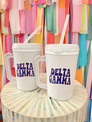 Duo Threads Cool To Be Mega Mug - Delta Gamma