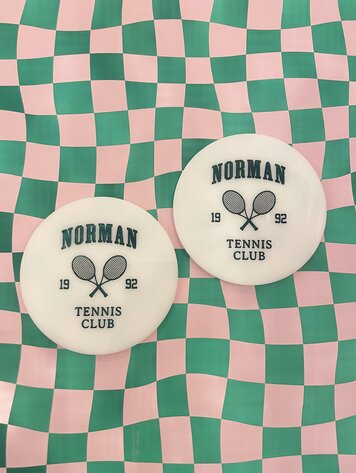 Freshwater Curated Goods Norman Tennis Club Coaster