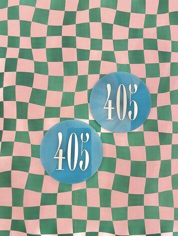 Freshwater Curated Goods 405 Coaster - Teal