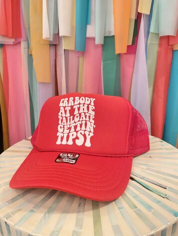 Social Statement Tipsy Tailgate Trucker Hat
