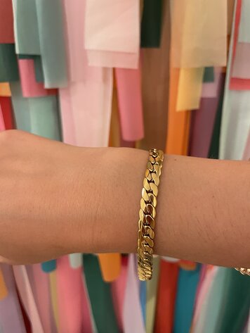 Amady Jewelry Pearl Thick Chain Bracelet