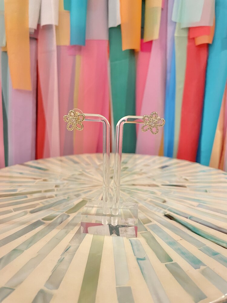 Taylor Shaye Annie Flower Stud Earrings