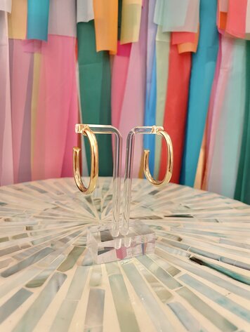 Taylor Shaye Marissa Gold Filled Oval Hoops