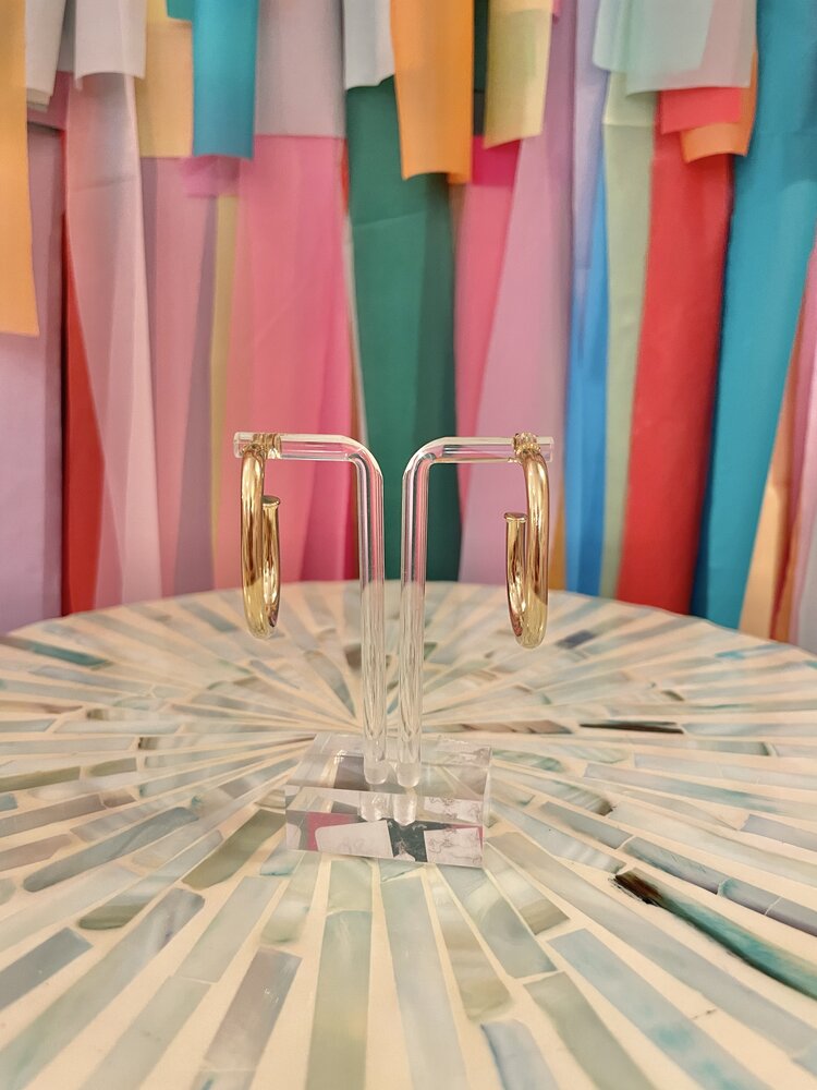 Taylor Shaye Marissa Gold Filled Oval Hoops