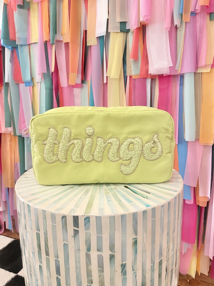 KenzKustomz Things Large Lime Green Bag