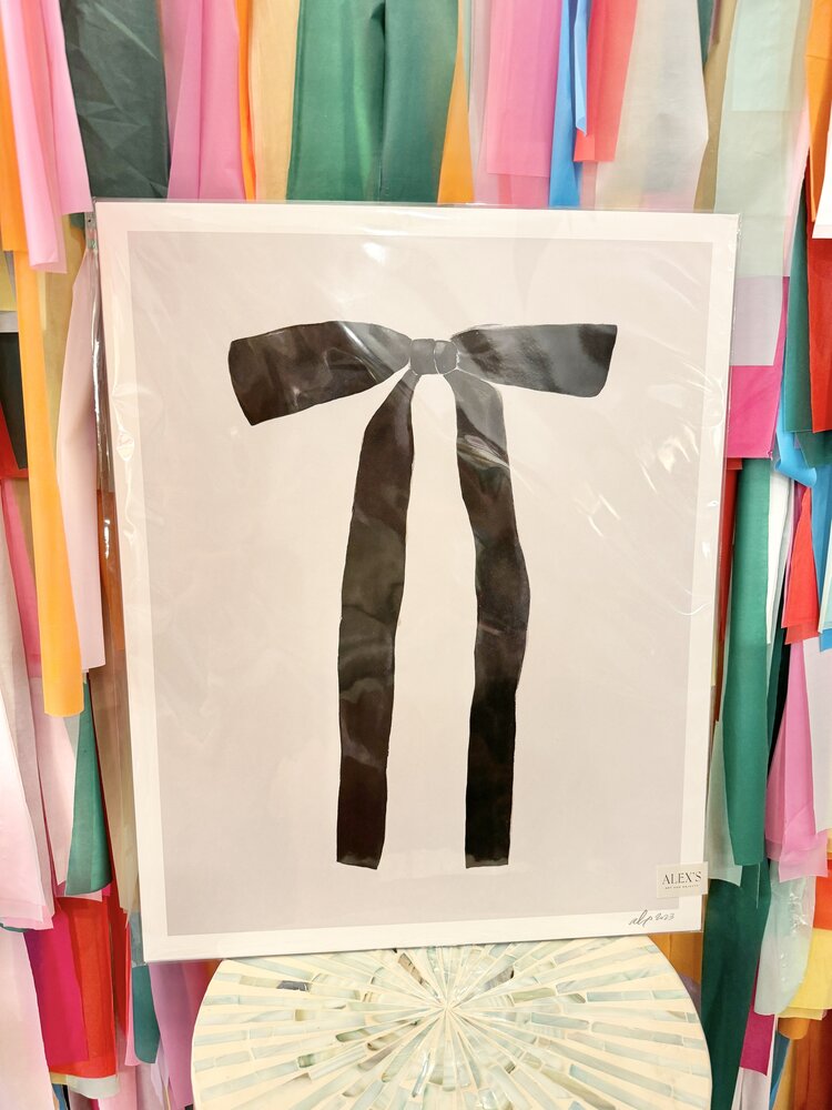 Black Bow Print - 16x20