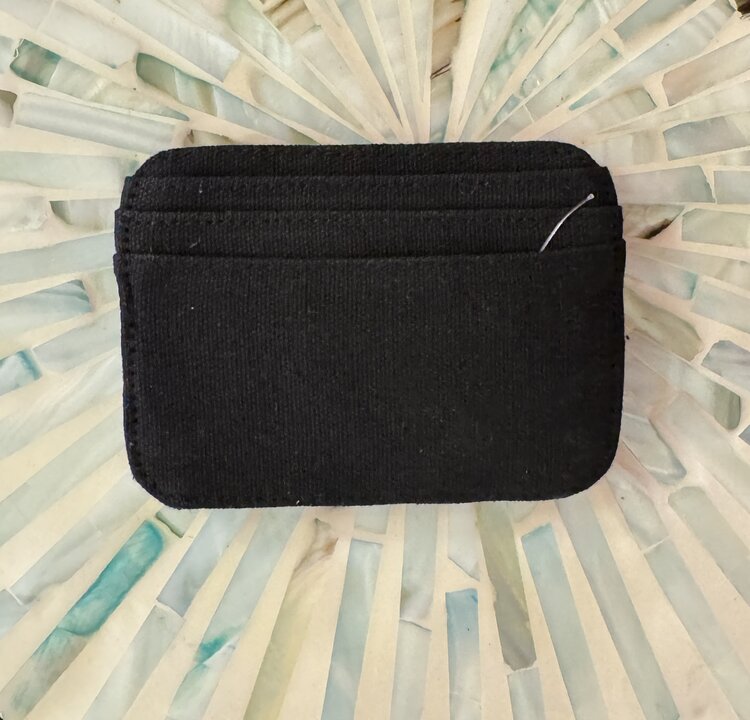 Ole OU Beaded Card Holder - Black