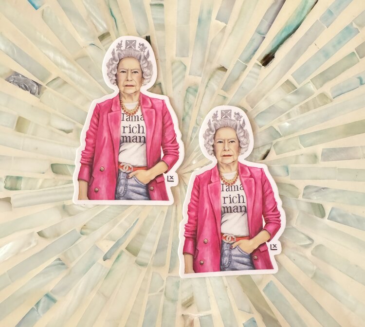 LX Artworks Rich Queen Sticker