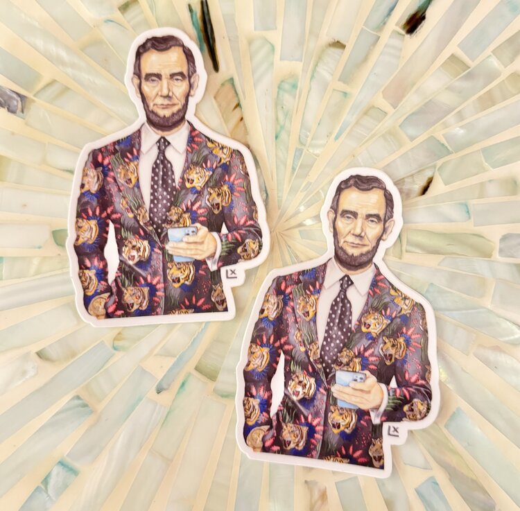 LX Artworks Big Cat Energy Sticker